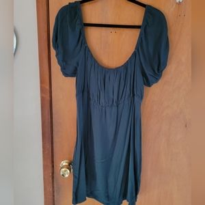 WILD FABLE Dark Teal Mini Dress